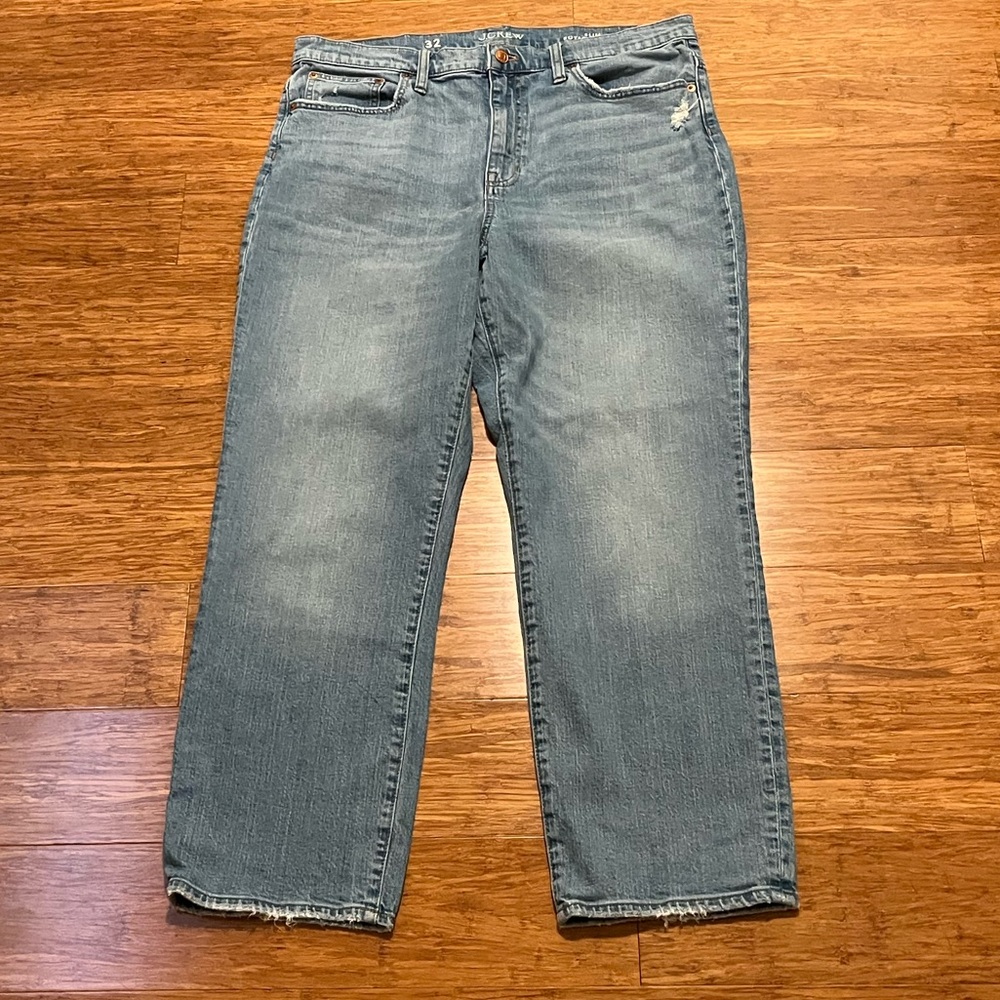 J. Crew Slim Boyfriend Medium Wash Jean. Size Women's 32.